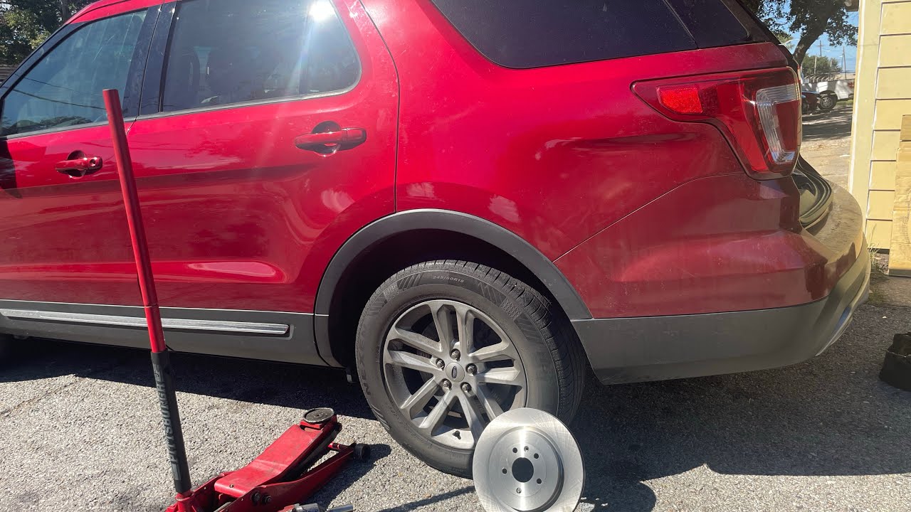 2016 Ford Explorer Rear Brakes and Rotor replacement