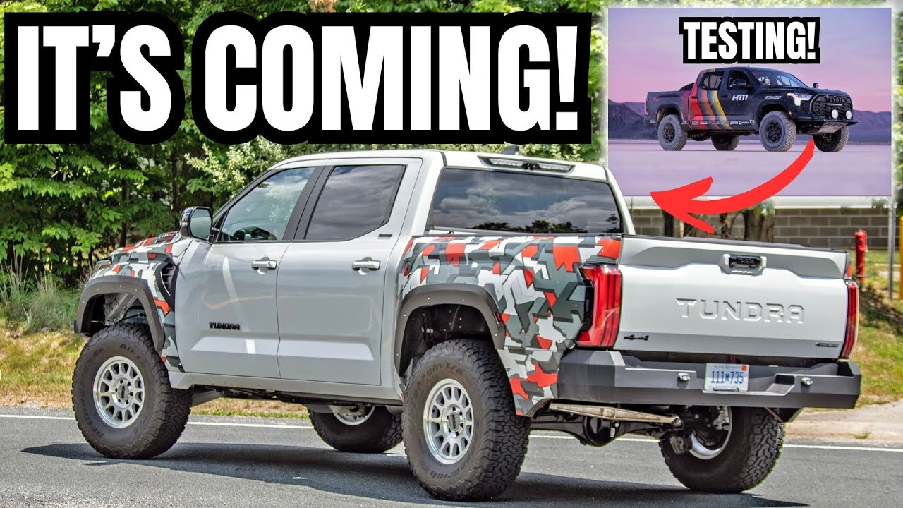 Toyota всерьез взялась за свой истребитель Raptor Tundra! Новый фирменный молот TRD!