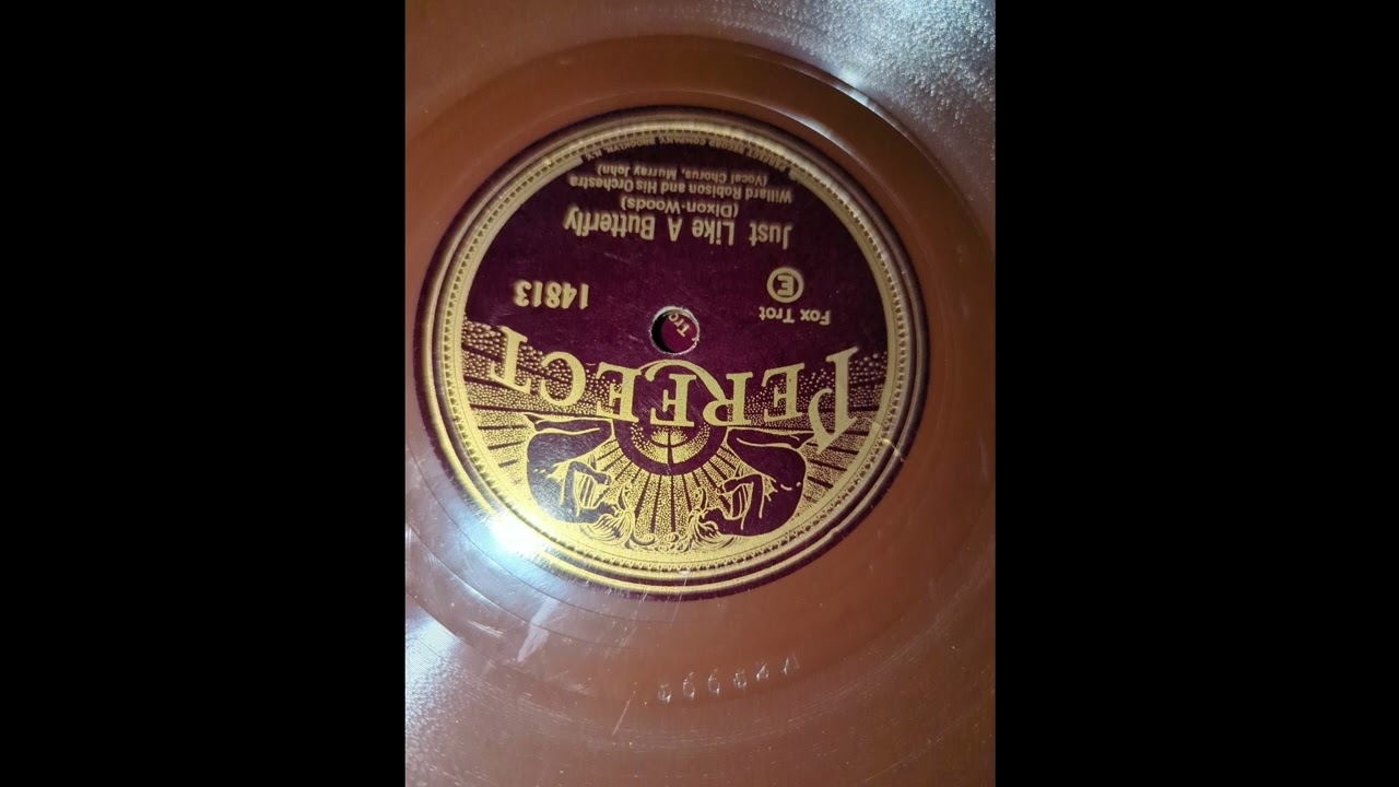 Willard Robison orch - Just like a butterfly (Perfect14813) (1927)