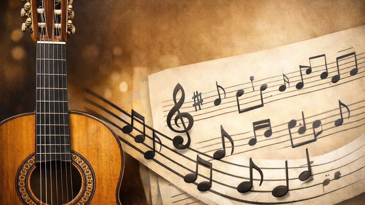 How to read music: a beginners guide to classical guitar ￼￼￼