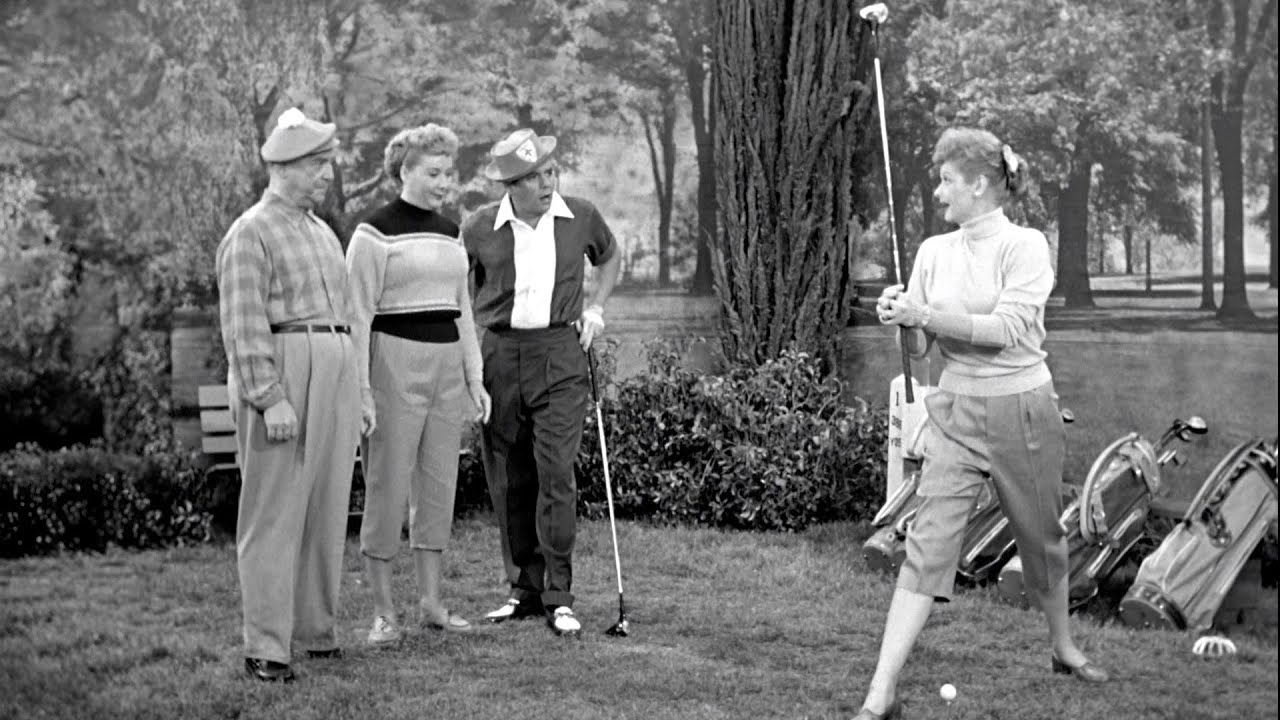 Lucy and Ethel Learn How to Play Golf!