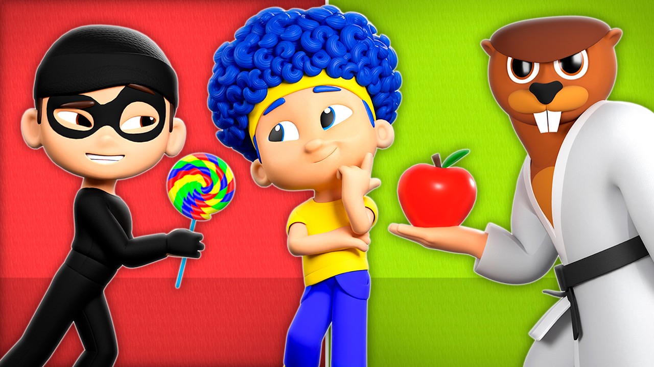 Candy? No! Carrots? Yes! | D Billions Kids Songs