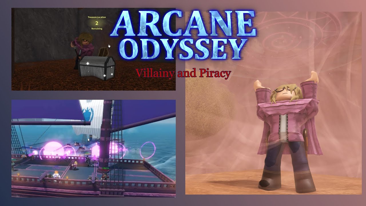 Arcane Odyssey (Villainy and Piracy PvE Showcase)