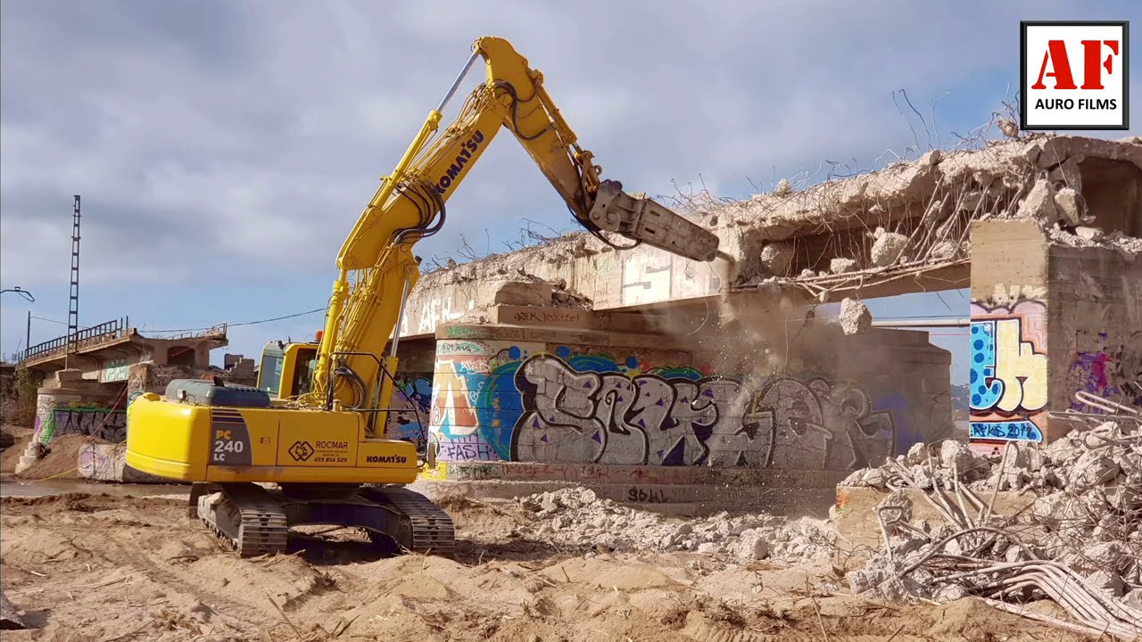 El nuevo puente ferroviario de la Tordera 4K