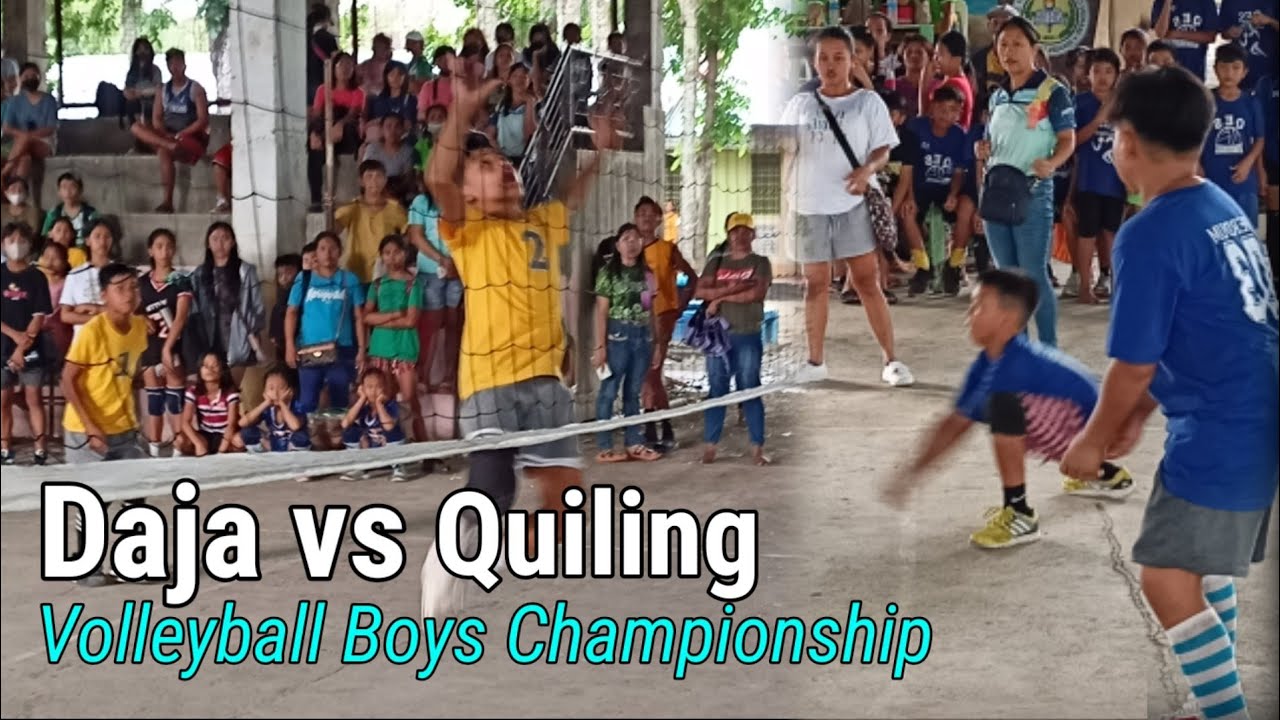 Volleyball Boys | Daja vs Quiling Volleyball Championship | District Meet 2023 Maasin Iloilo@ShineOneMaasin