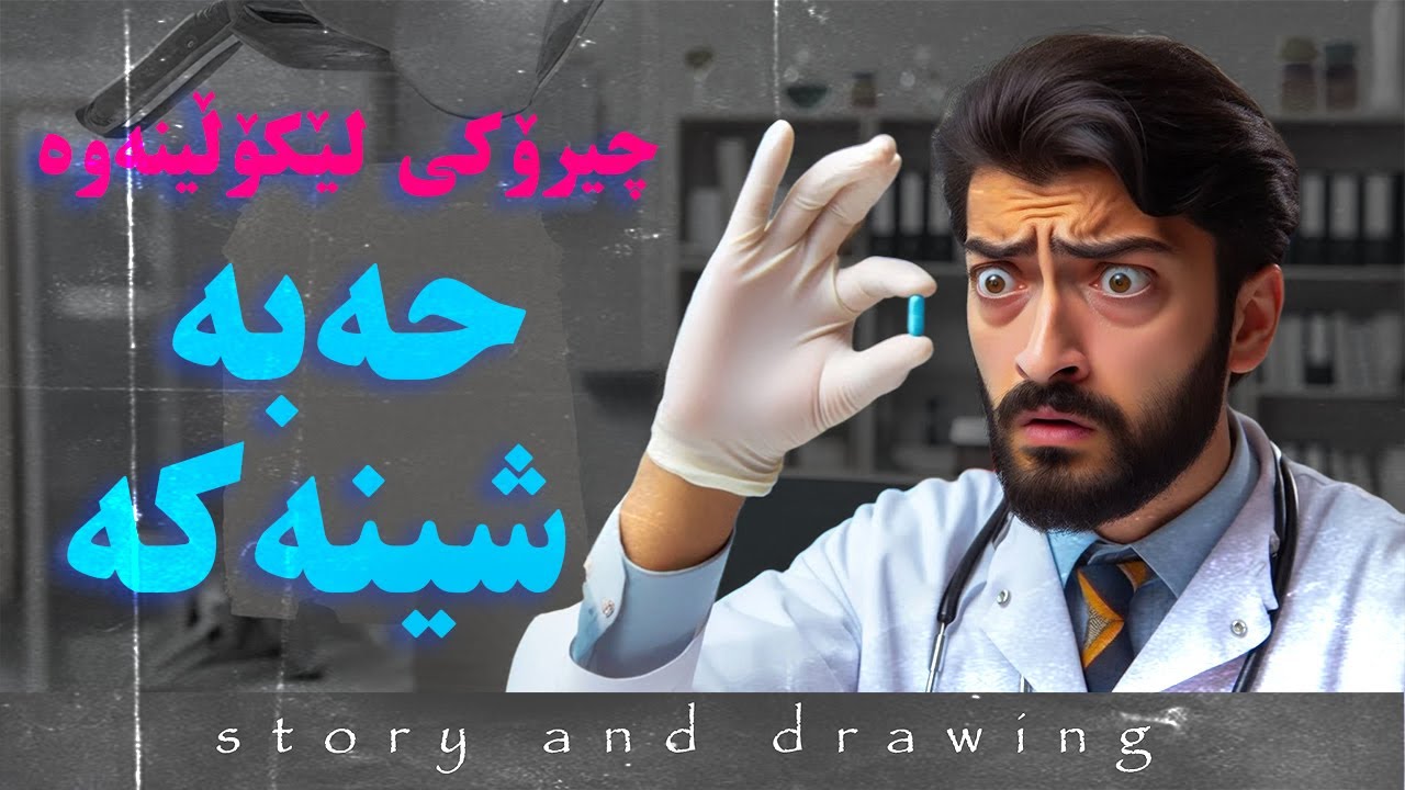 وێنەکێشان و چیرۆک : حەبە شینەکە