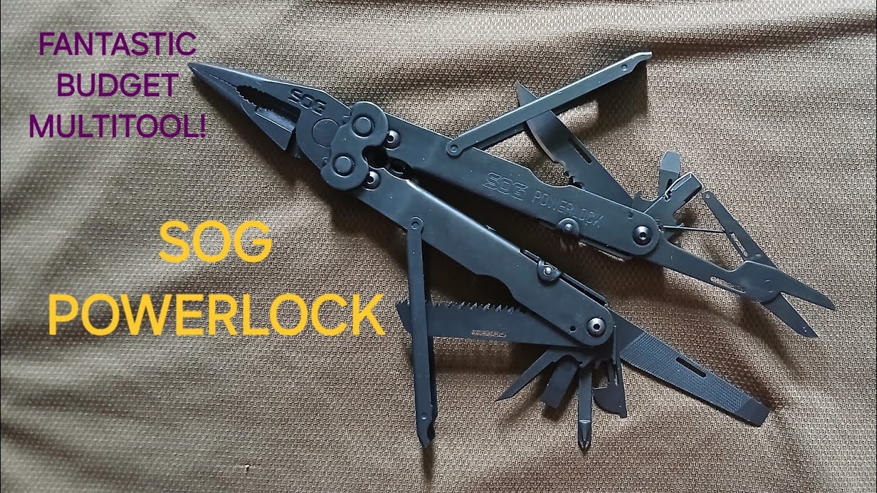 SOG:  POWERLOCK:  and enjoyable budget multitool!