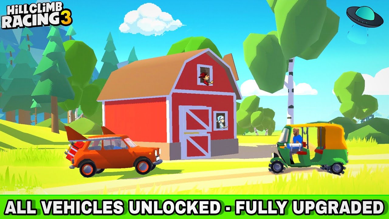 HILL CLIMB RACING 3 ? : ALL VEHICLES UNLOCKED and FULLY UPGRADED Video Game