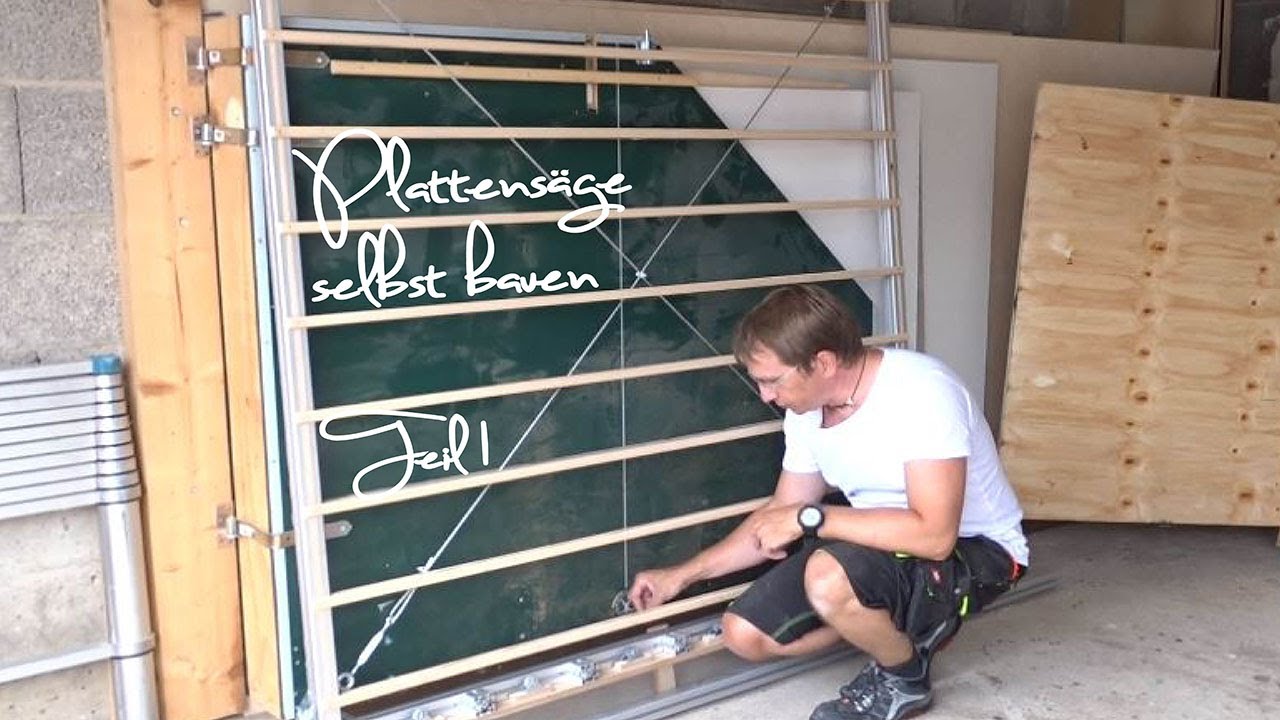 Plattensäge selbst bauen Teil 1