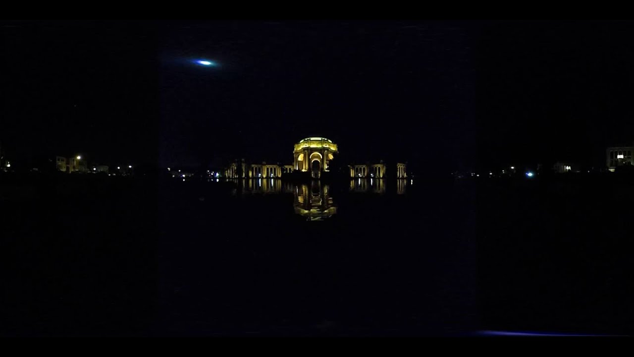 Palace of Fine Arts - Night - Relaxing - 360 Sphere