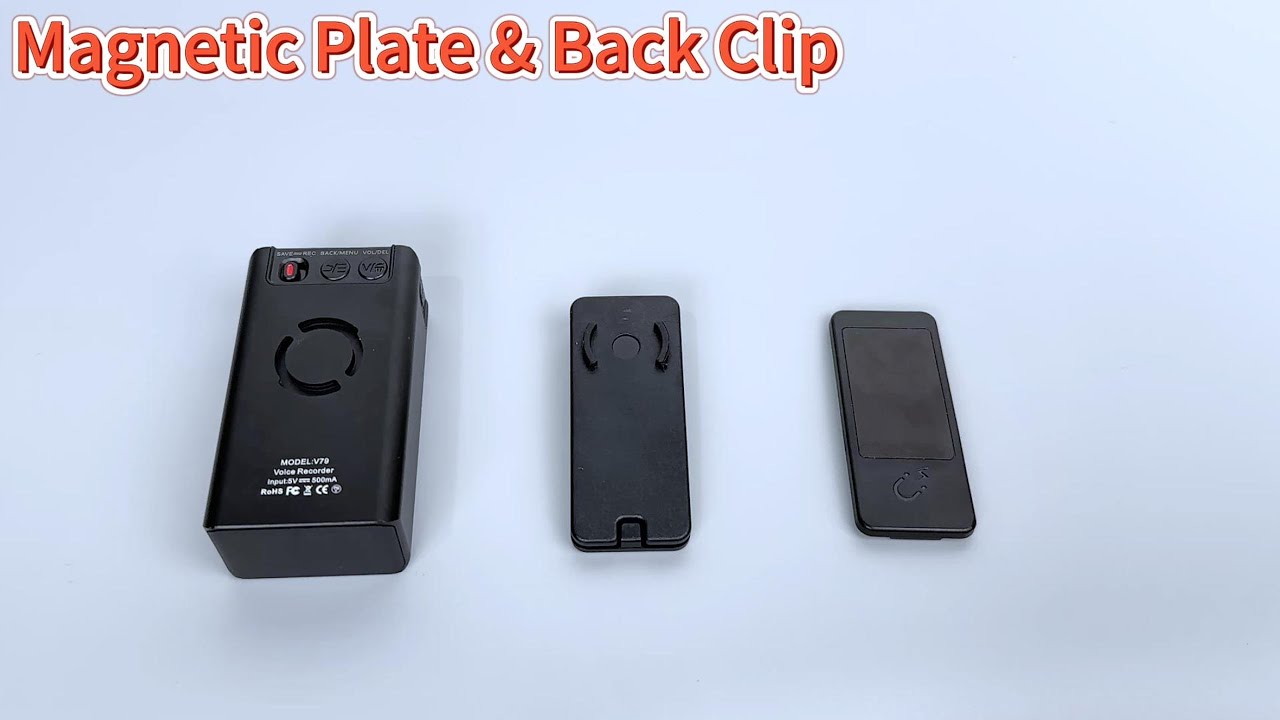 V79-How to install/use the back clip and magnetic plate