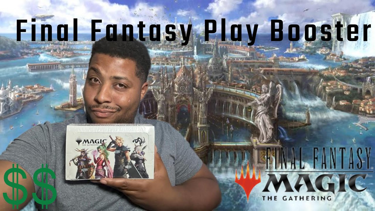 I bought a Final Fantasy Booster Box! Watch me open it.