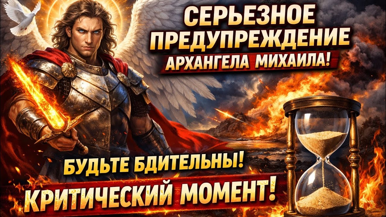 Серьезное предупреждение от Архангела Михаила🕊️-Будьте бдительны сейчас,этот момент критически важе🔥