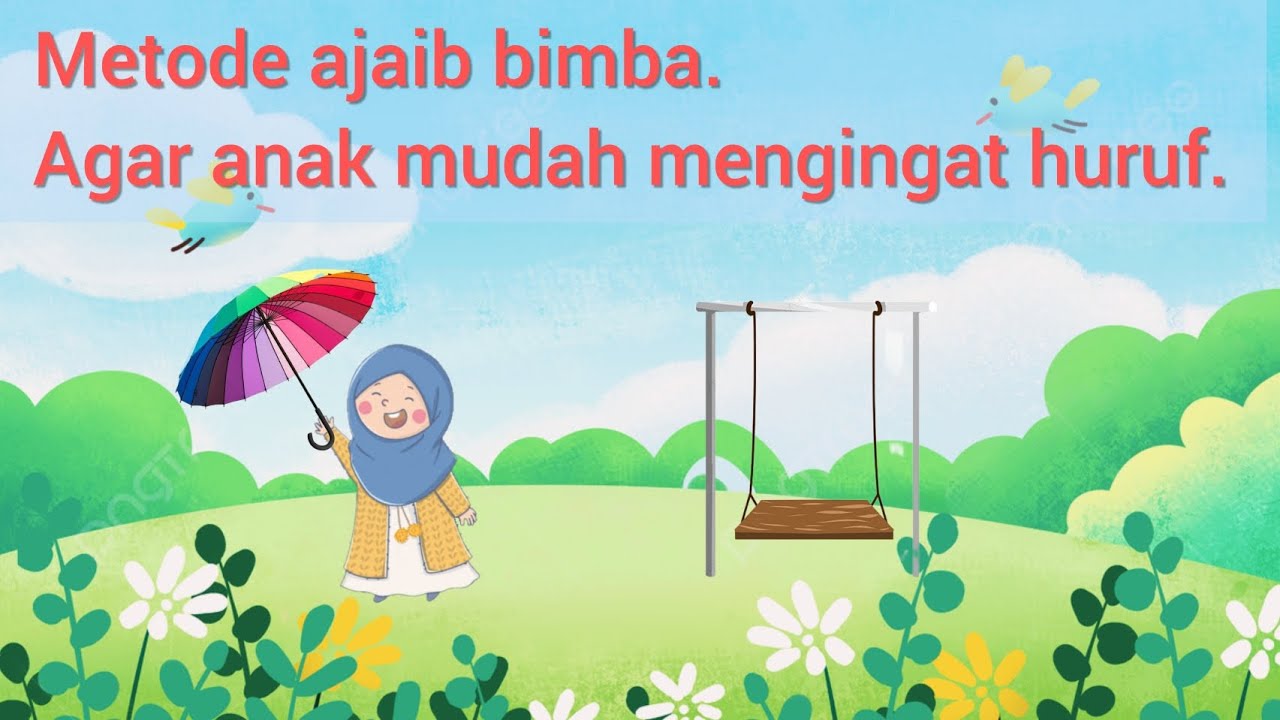 metode belajar bimba. anak cepat hafal huruf..