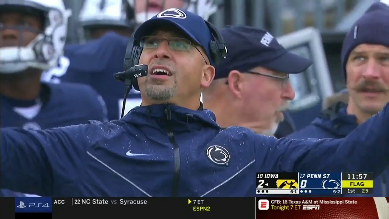 #18 Iowa @ #17 Penn State 2018