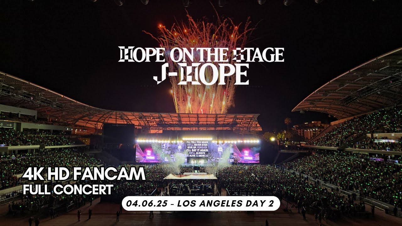 250406 - FULL CONCERT - J-Hope - Hope on the Stage in LA DAY 2 (4K FANCAM)