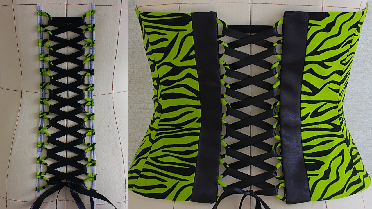How to make CORSET LOOPS for corsets (PROFESSIONAL METHOD)