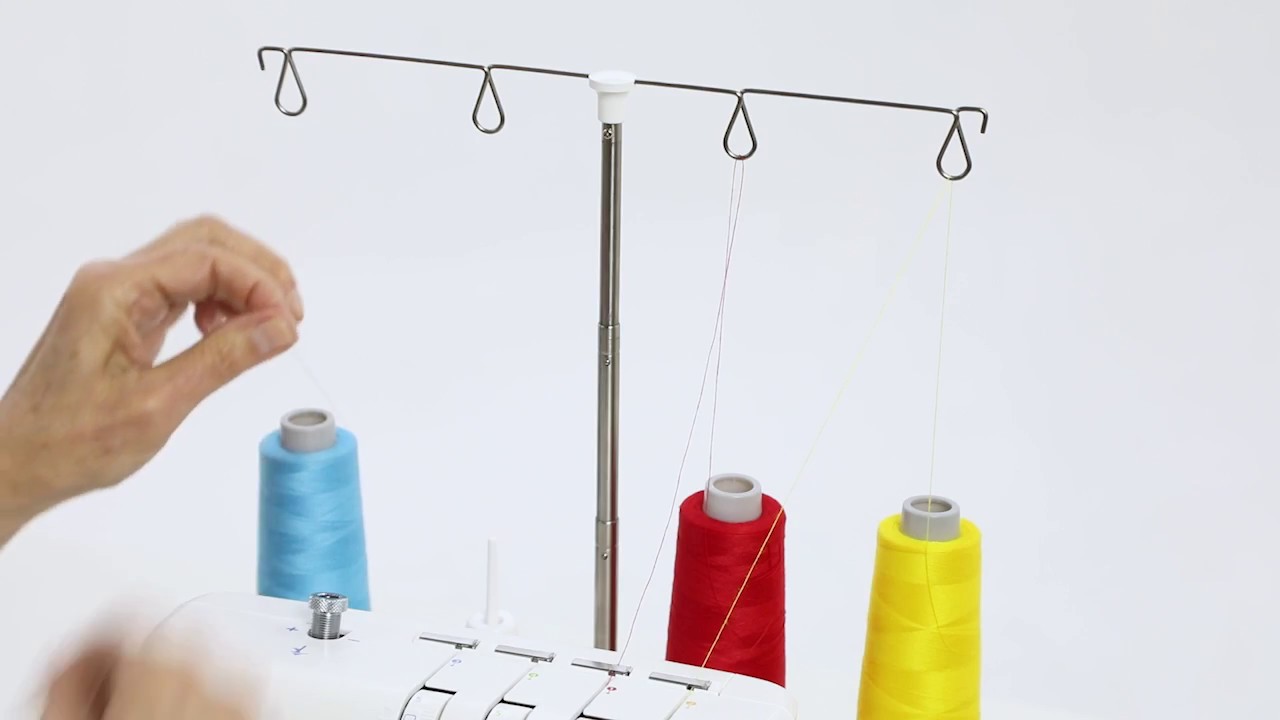 PFAFF element™ 1450OL Threading Guide: 3 Thread Overlock Wide