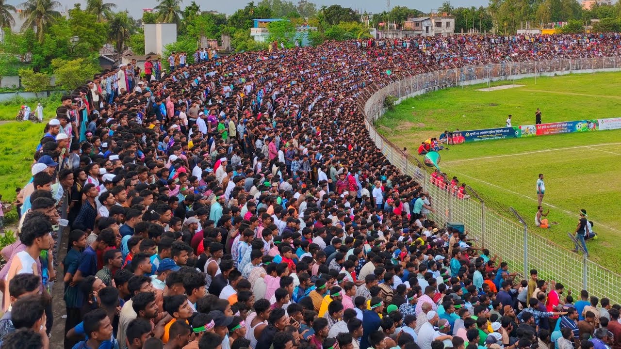 Rangpur VS Ganga Chaura || Football final match || রংপুর গংগাচড়া ফাইনাল ম্যাচ ||📍রংপুর স্টেডিয়াম 