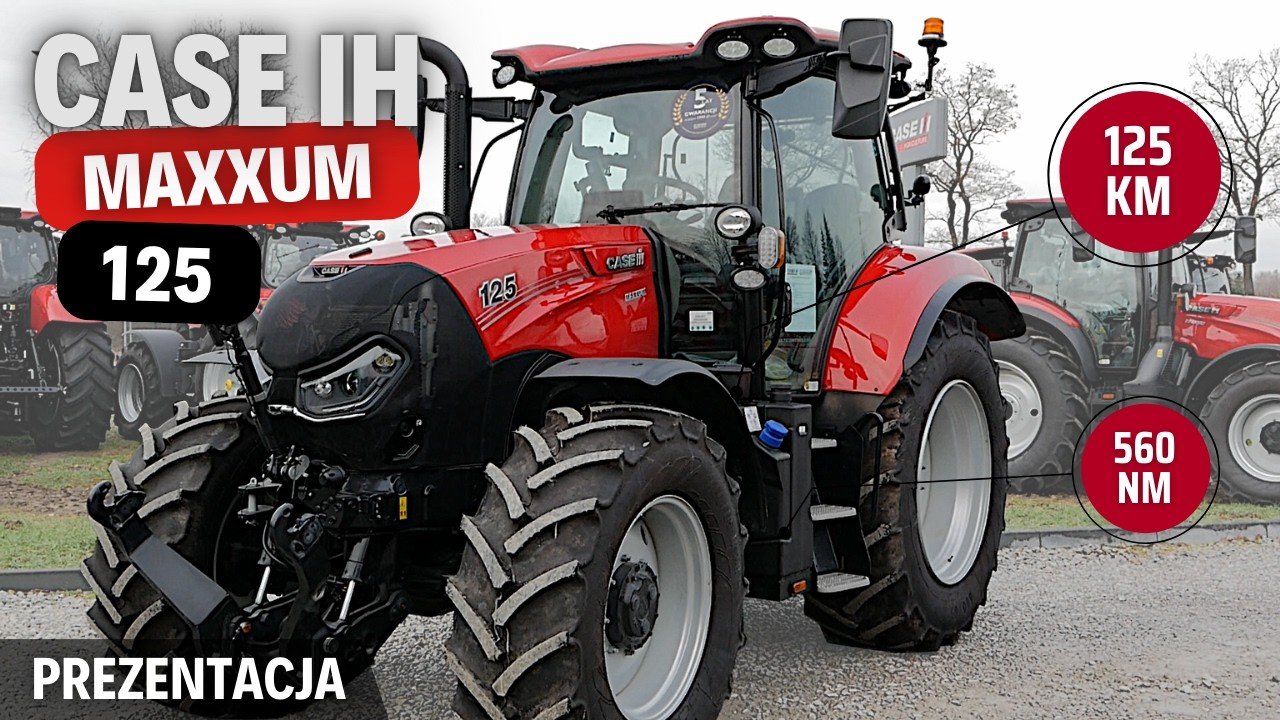 CASE IH MAXXUM 125 [Active Drive 8]  - wielozadaniowy i wszechstronny | Prezentacja / test ciągnika