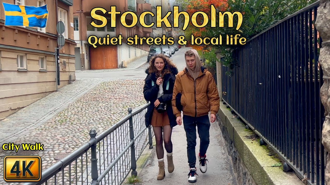 Sweden: Stockholm Today | Walking the Streets of Södermalm (4K)