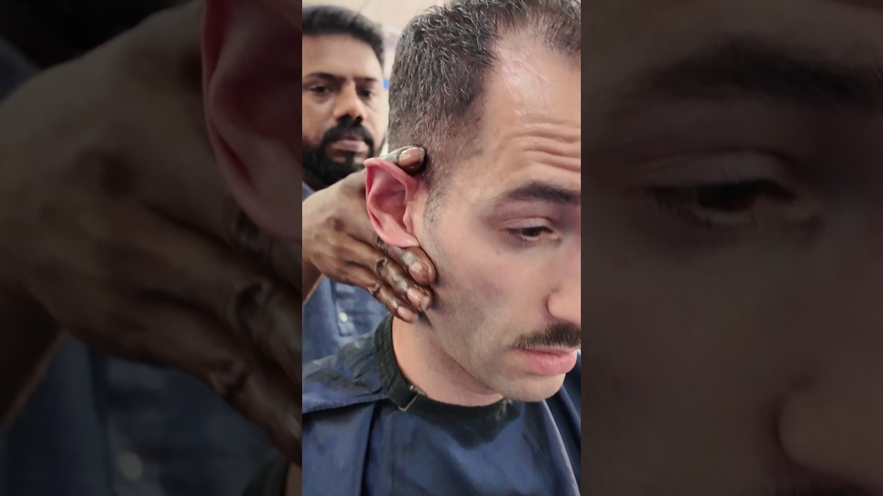 This is a HEADGASM 🤯 #asmr #relaxing #massage #relax #barbershop