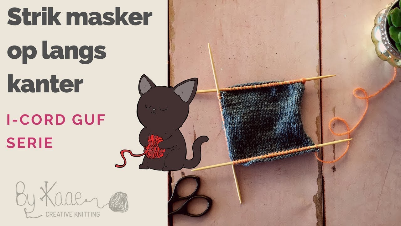 Sådan strikker du masker op langs kanter 💡