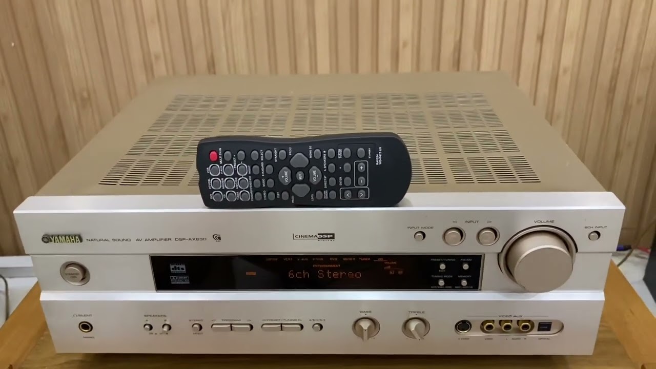 Đã bán-Yamaha DSP-AX630 cổng quang chơi nhạc mạng, Pre out làm DAC,230W☎️0834563852