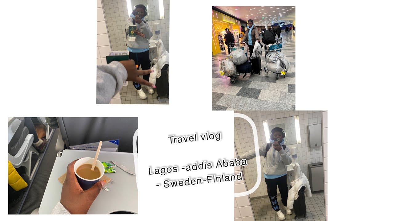Travel vlog moving from Nigeria to Finland |international students #finland #internationalstudents