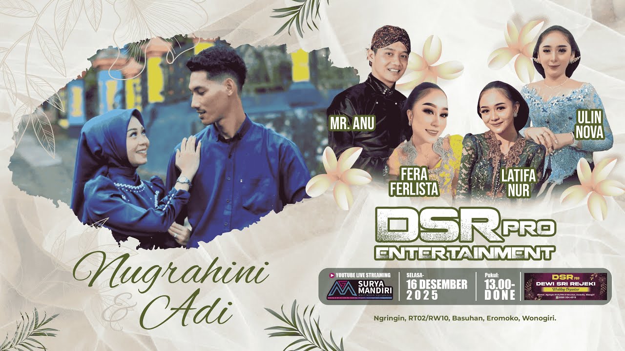 Dokumentasi Pernikahan Fajar Setya nugrahini & Adi Maulana putra - 16 Desember 2025
