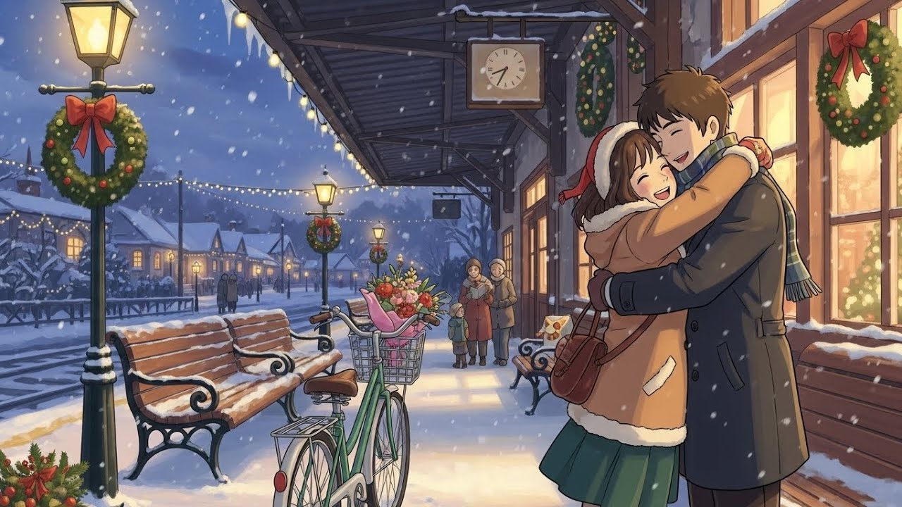 A Quiet Christmas Miracle ❄️✨ |  Ghibli-Style Winter Story #CozyChristmas#WinterRomance #GhibliStyle