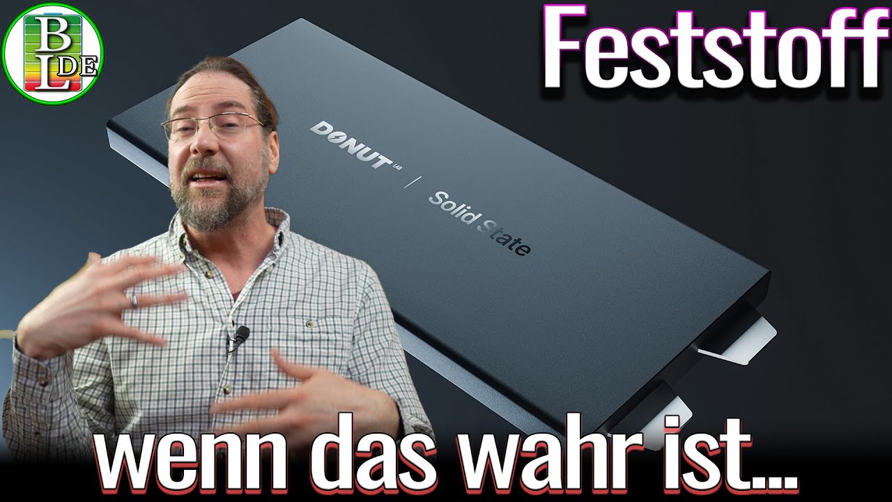 Feststoffbatterie endlich da? Donut Lab verspricht 400 Wh/kg & 5-Minuten-Laden