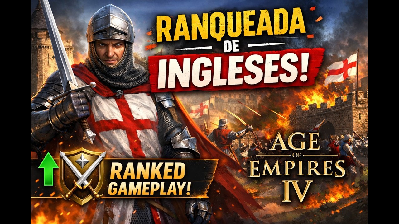 STRAT FORTE de INGLESES na RANQUEADA! 😱 | AoE4 Gameplay