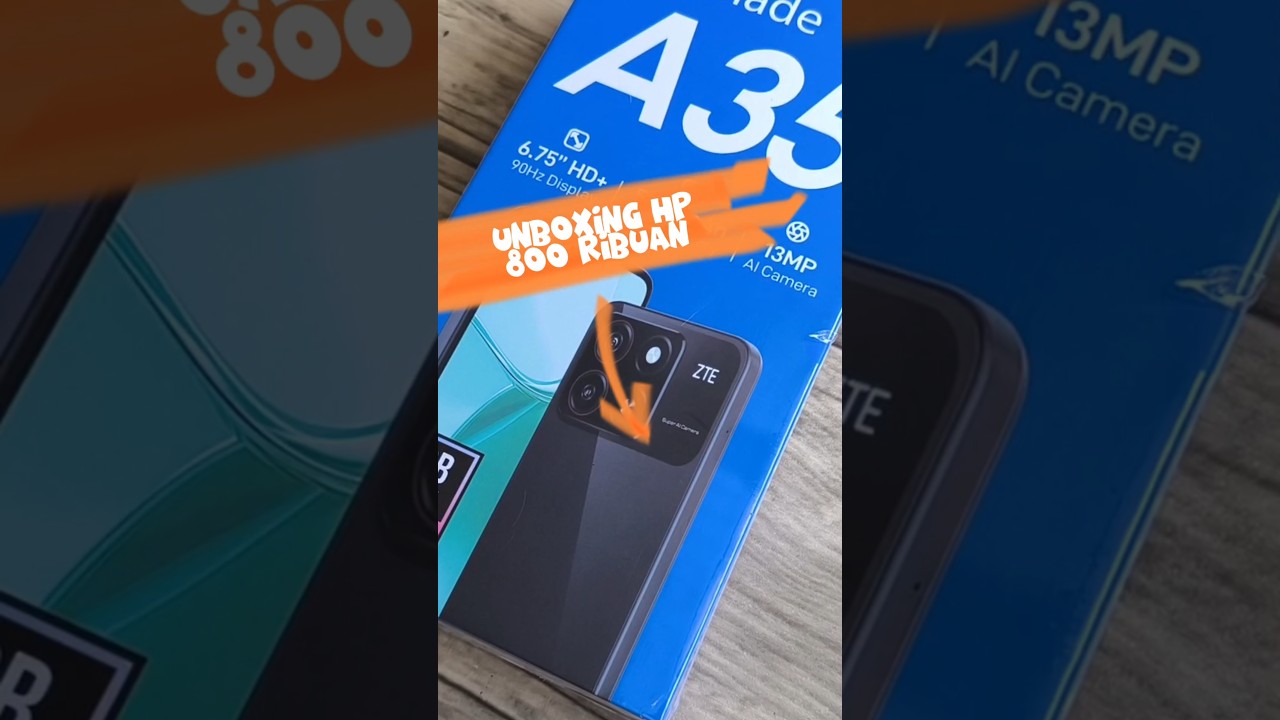 HP 800 Ribuan Terbaik ! ZTE Blade A35 #smartphone #zte #hpmurah