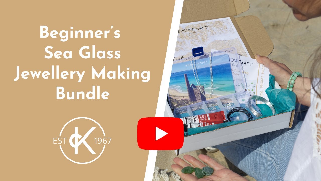 Kernowcraft Beginner's Sea Glass Jewellery Making Bundle