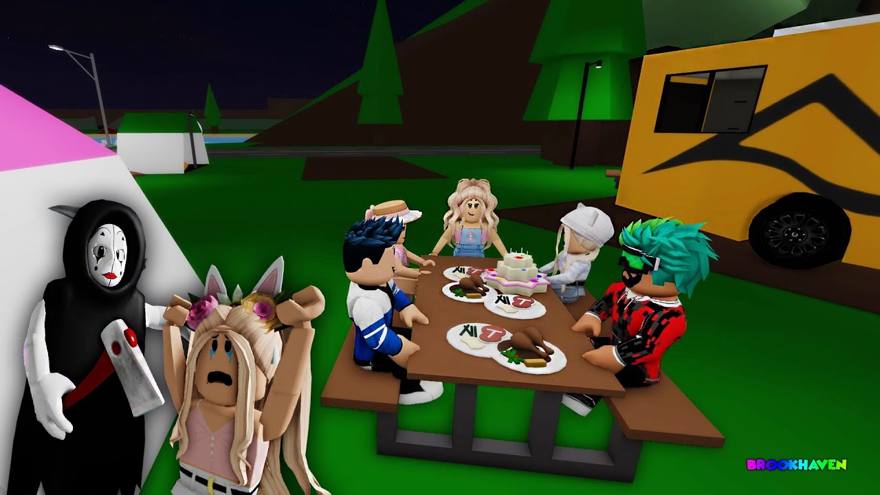 😈 KORKUN&Ccedil; KAMP YENİ KARAVAN ALDIM !!! 😈 | ROBLOX BROOKHAVEN RP |