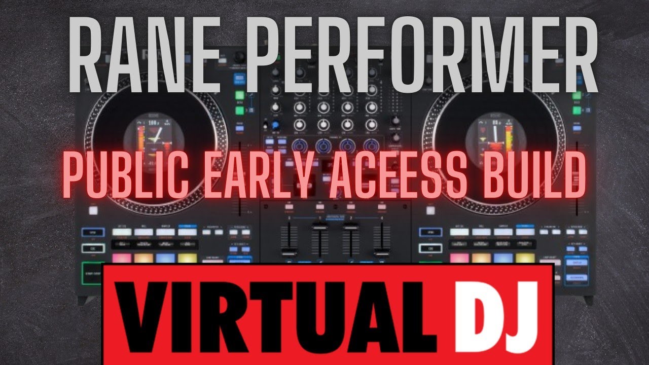 Virtual DJ officially supported  for Rane Performer