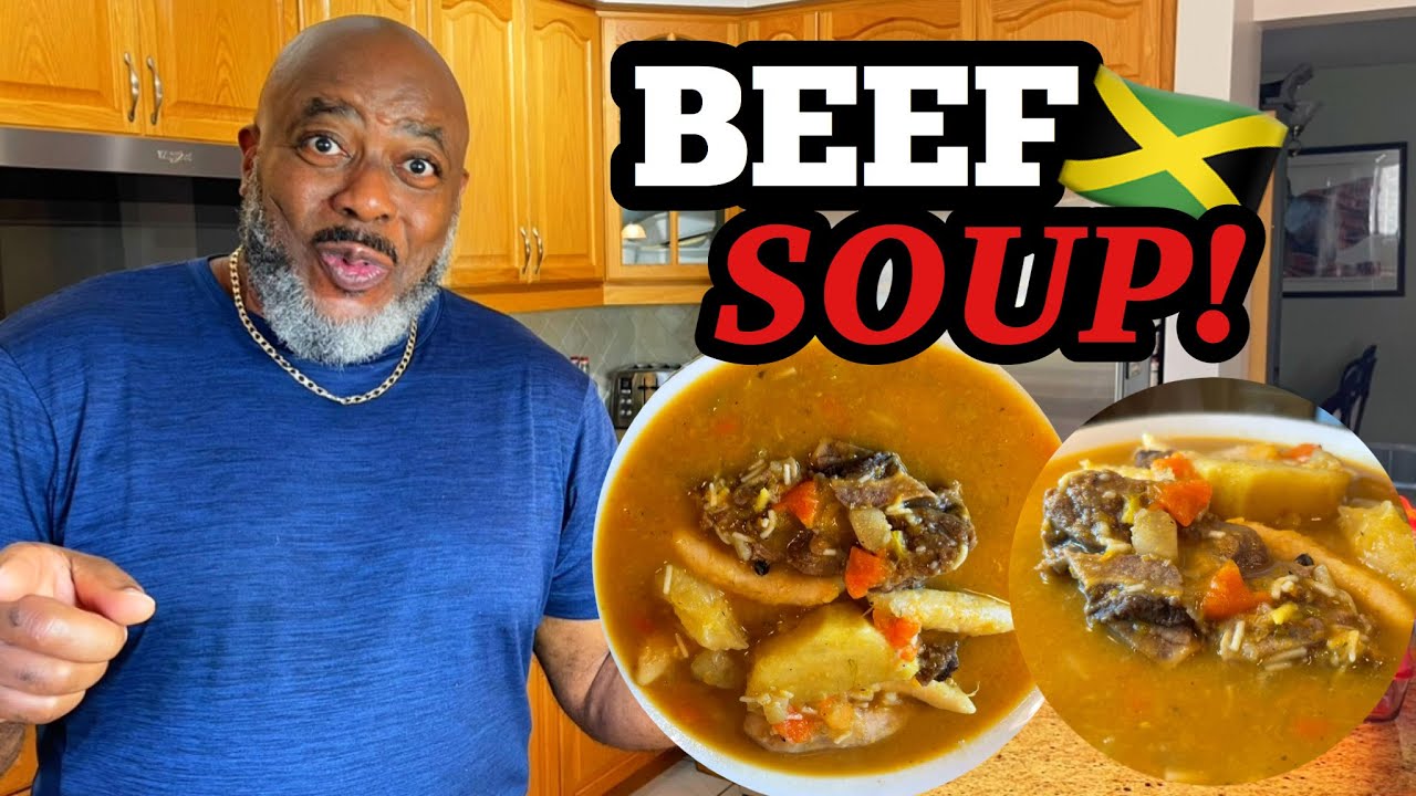 How to make Jamaican Beef Soup! | Deddy's Kitchen