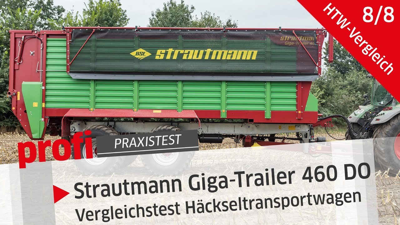 Strautmann Giga-Trailer 460 DO - Häckseltransportwagenvergleich 8/8 | profi #Praxistest