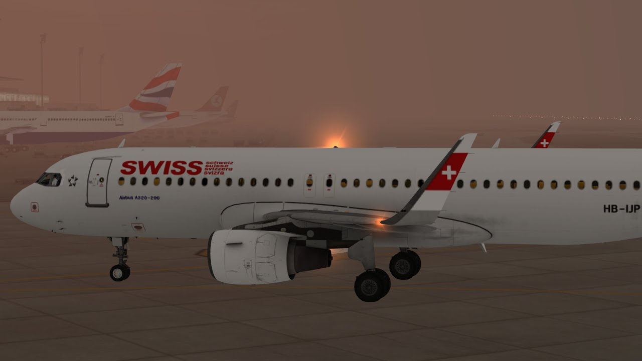 Посадка в низкую видимость без автолэнда. A320. AEROFLY FS 2020.