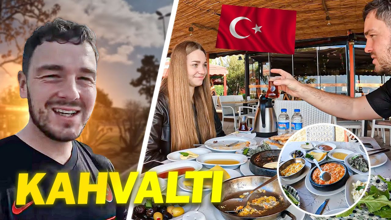 Turkish breakfast in Maltepe, Istanbul (Kahvalti) 🇹🇷