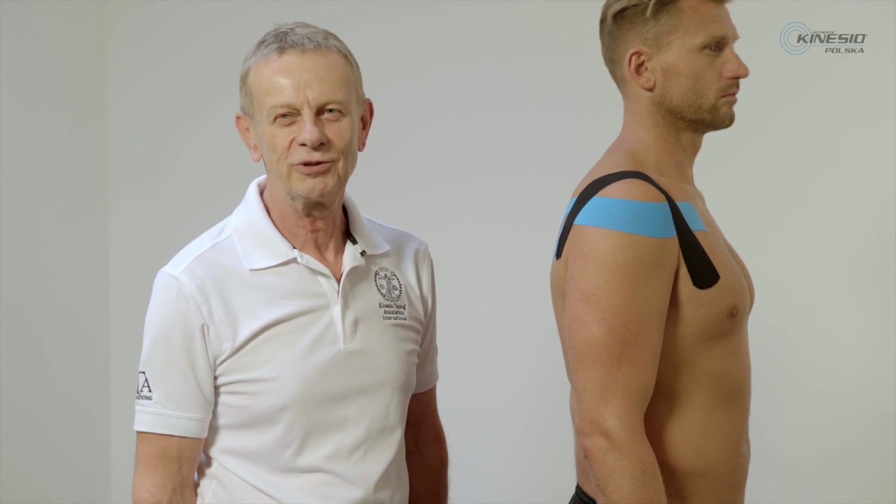 KinesioTaping- aplikacja na bark, ból stawu barkowego