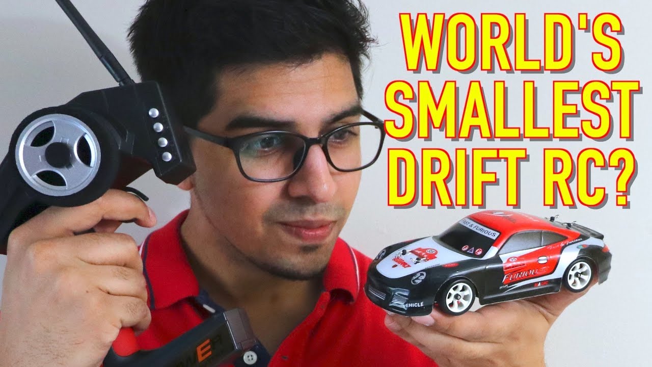 UNBOXING & LETS PLAY! 1:28 MINI DRIFT PORSCHE 911 RC CAR! - WLtoys - World's Smallest Drift Car? -