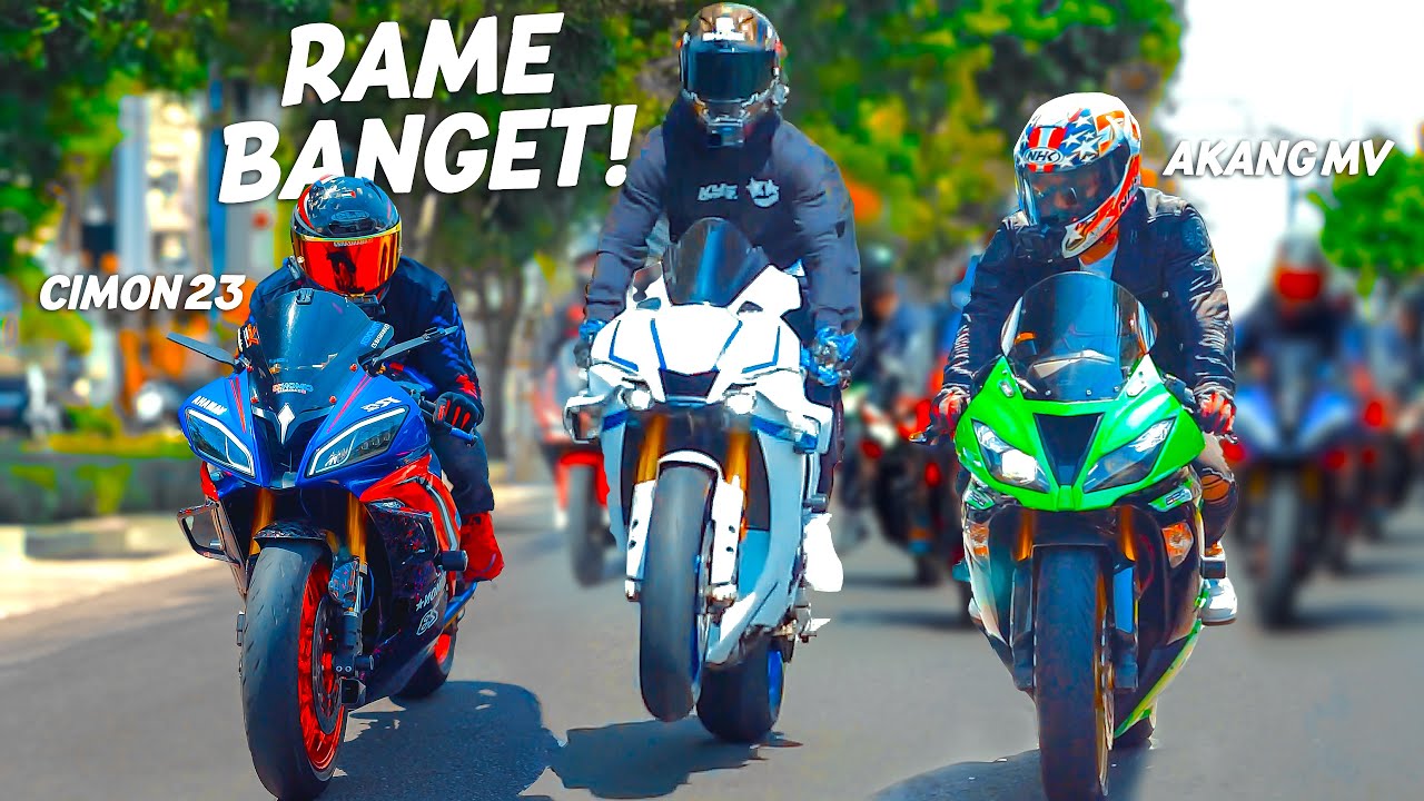 Ketika Yamaha R1M Wheelie di Kota Kediri...