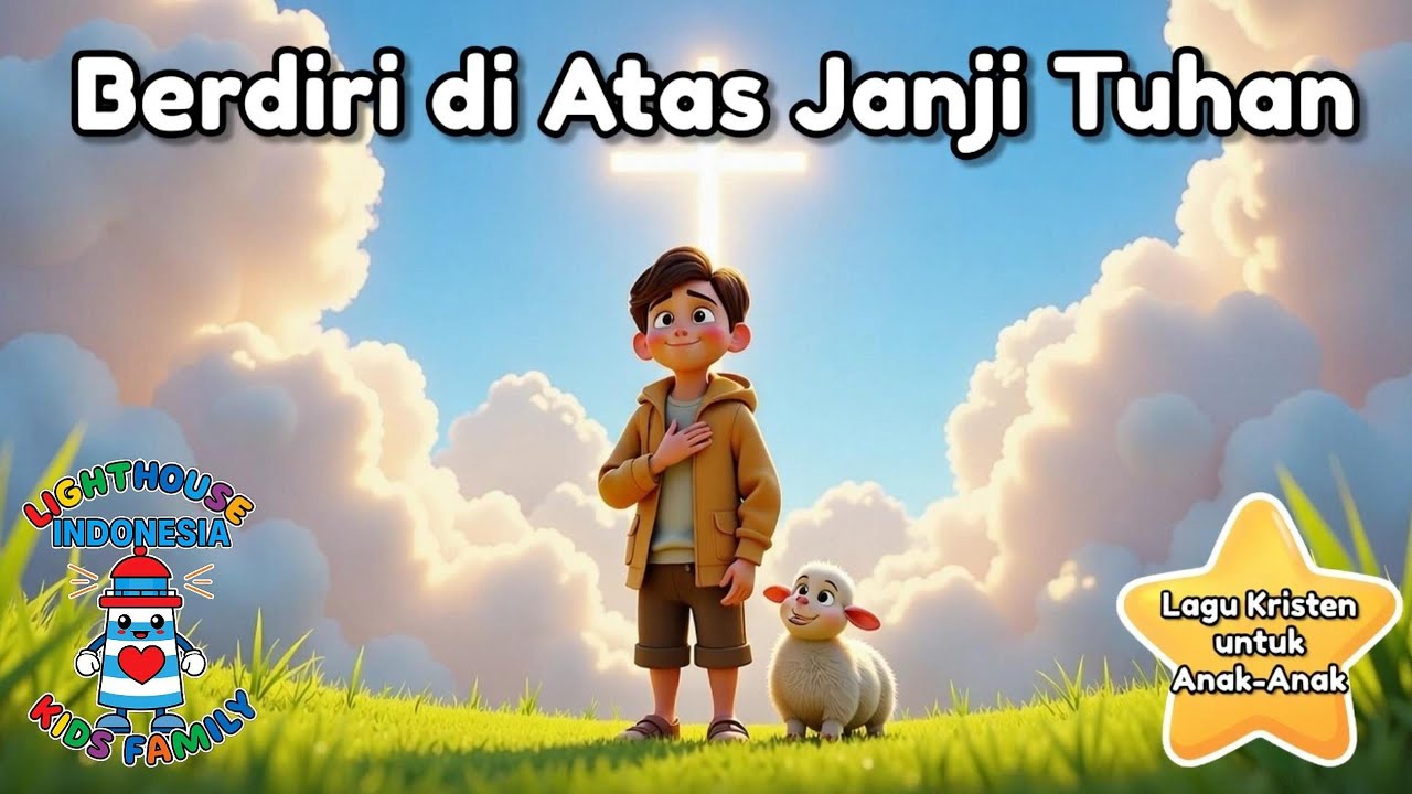 Berdiri di Atas Janji Tuhan (2 Korintus 1:20)| Lagu Kristen Anak | Lighthouse Kids Family– Indonesia