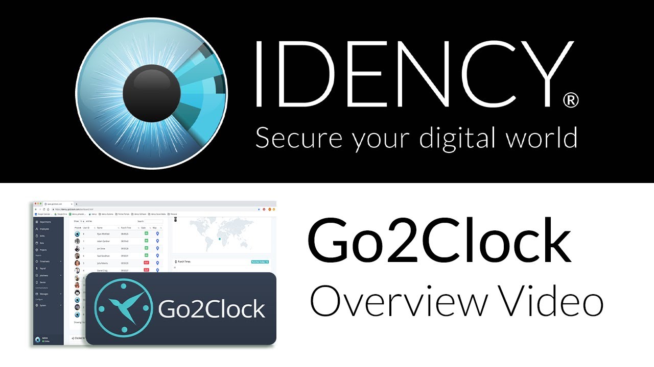 Idency: Go2Clock Cloud Hosted Time & Attendance System Overview