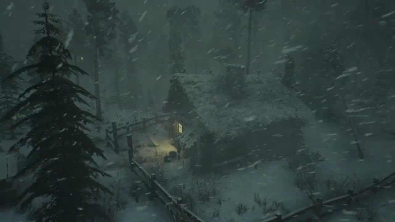 Vicious SNOW STORM Ambience with Brutal Blizzard Sounds for Sleeping and Deep Relaxation