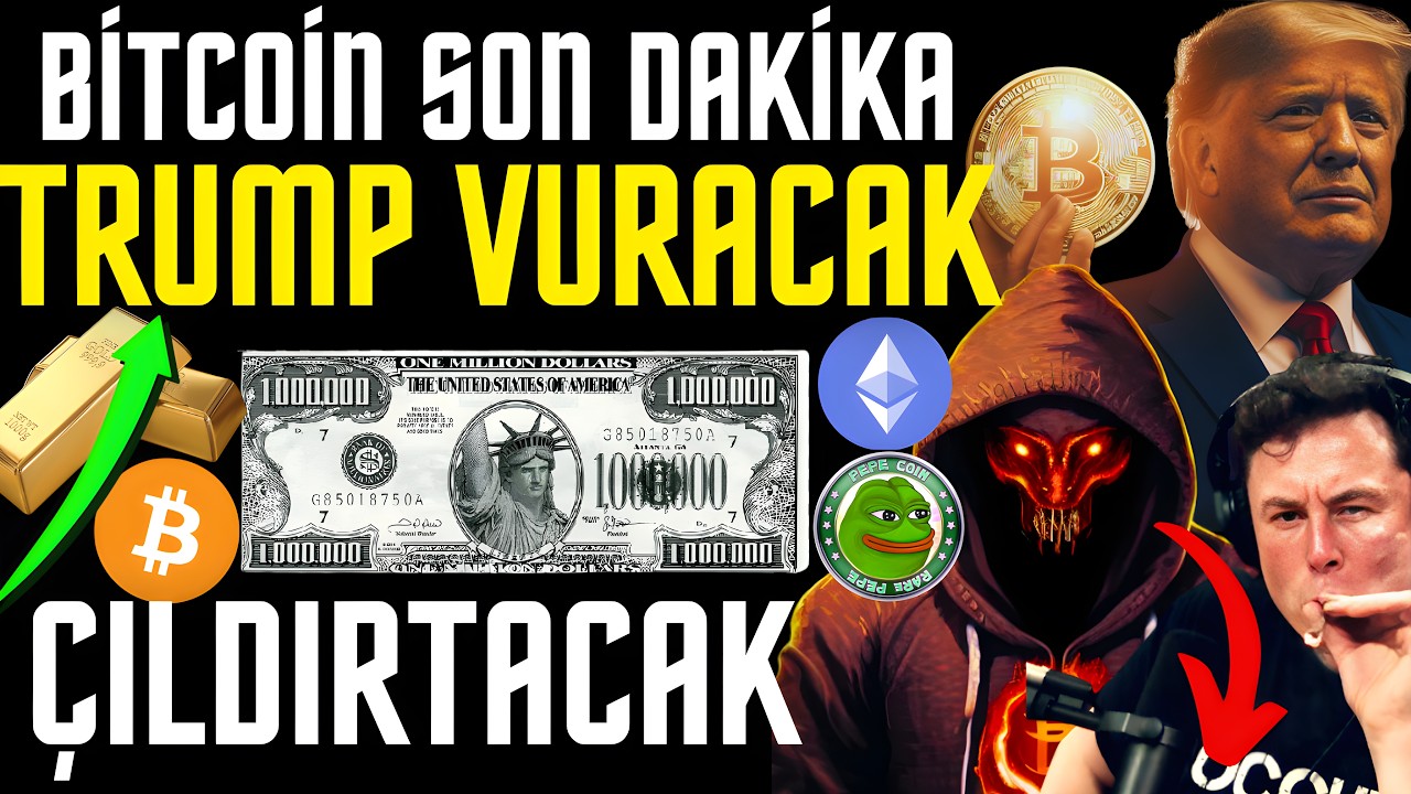 BİTCOİN ANALİZ TRUMP VURACAK HERKES &Ccedil;ILDIRACAK OLACAK #BITCOIN #ALTCOIN