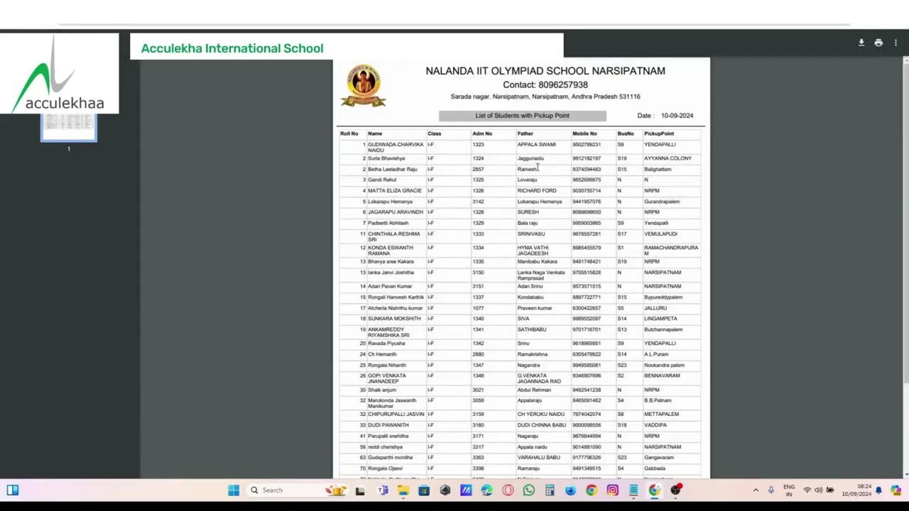 Acculekhaa Report