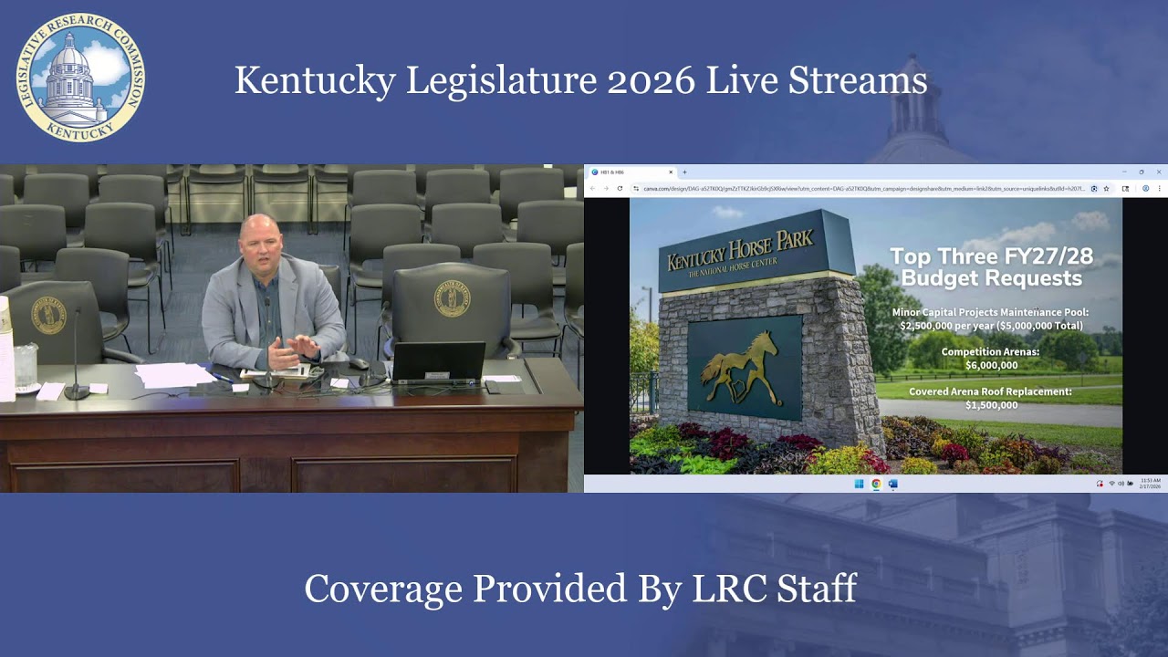 House Budget Review Sub. on Economic Development, Pub. Protection, Tourism, and Energy (2-17-26)